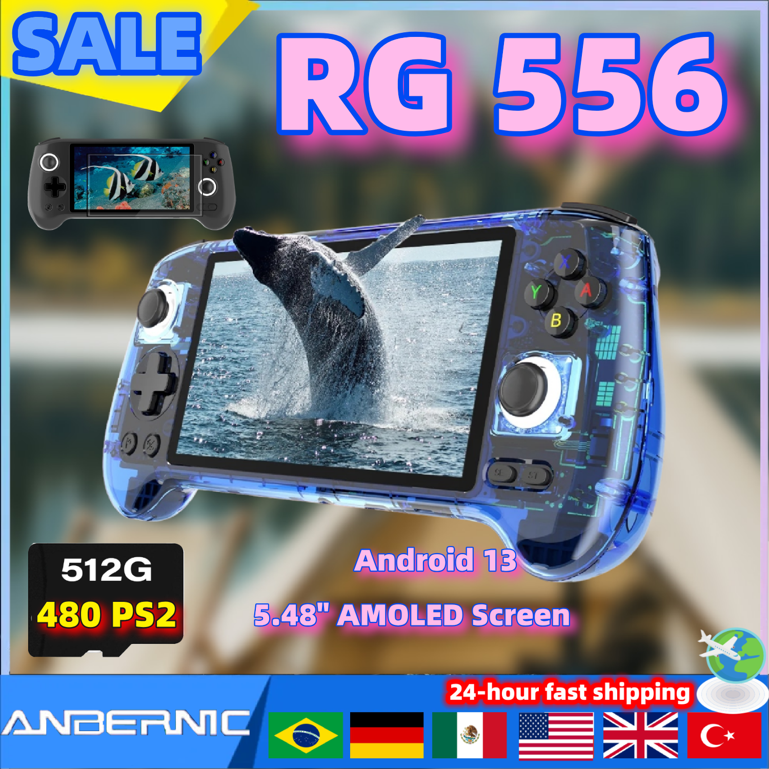 Retro Gaming Ps2 - ANBERNIC RG556 Retro Video Gaming Player