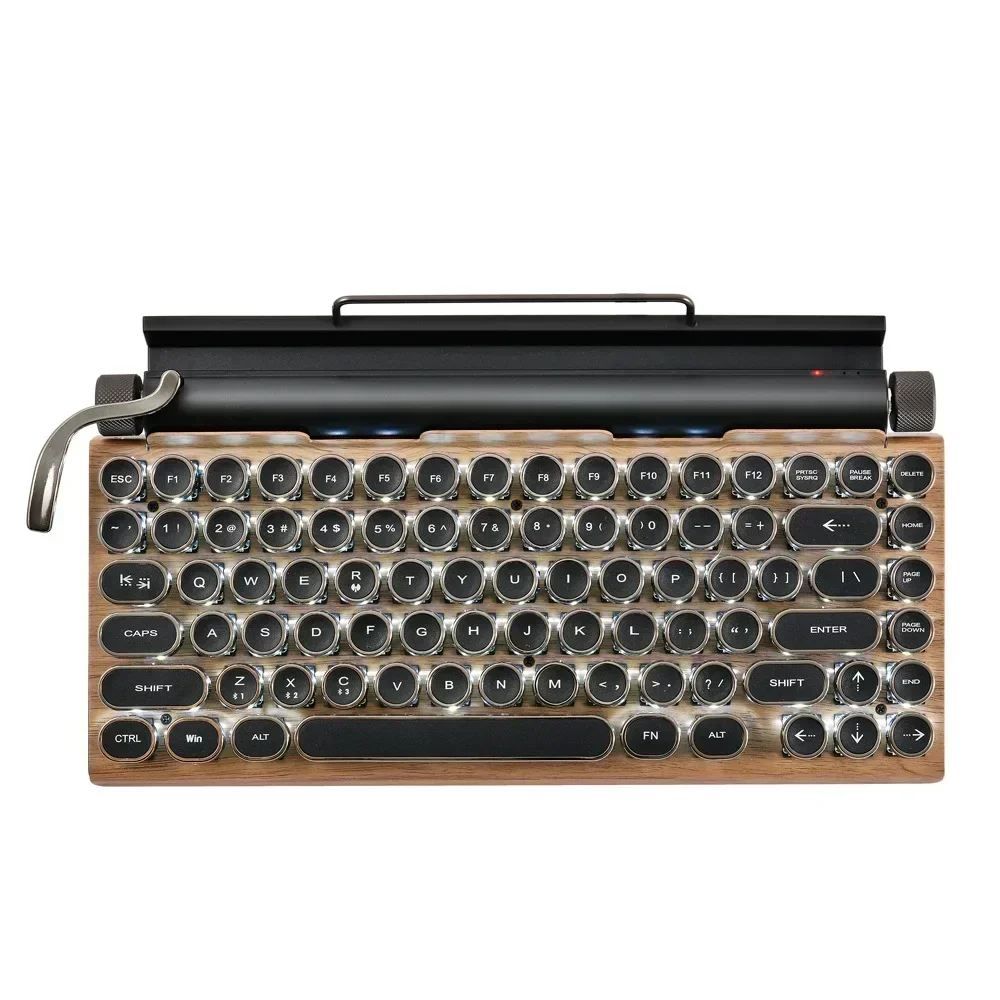 Retro Gaming Kc - Gaming Wireless Retro Typewriter 83 keys