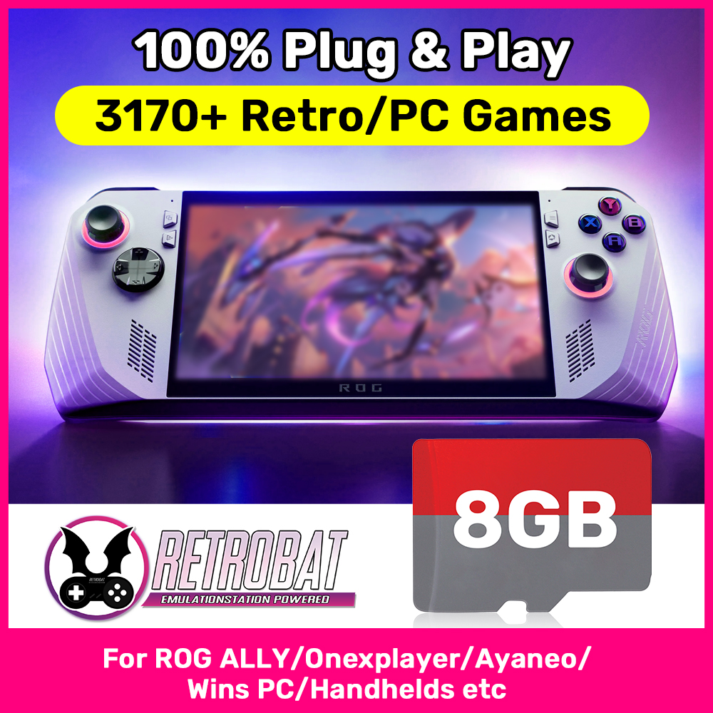 Retro Gaming Corps - Retrobat 8GB Gaming TF Card Game