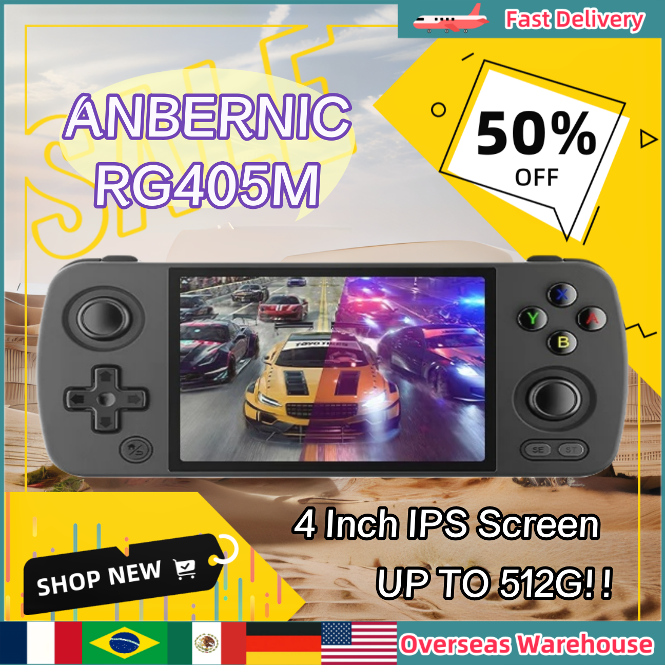 Retro Gaming Ps2 - ANBERNIC RG405M Portable Retro Handheld Game