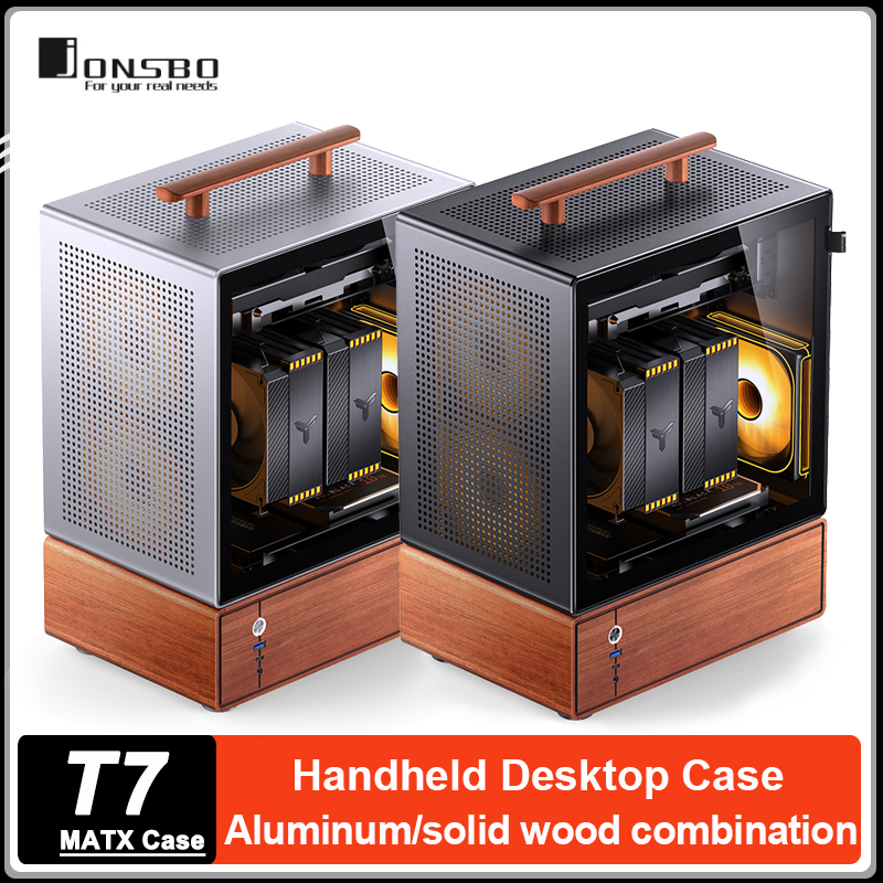 Retro Gaming Cabinet - JONSBO T7 MATX Desktop Case Side