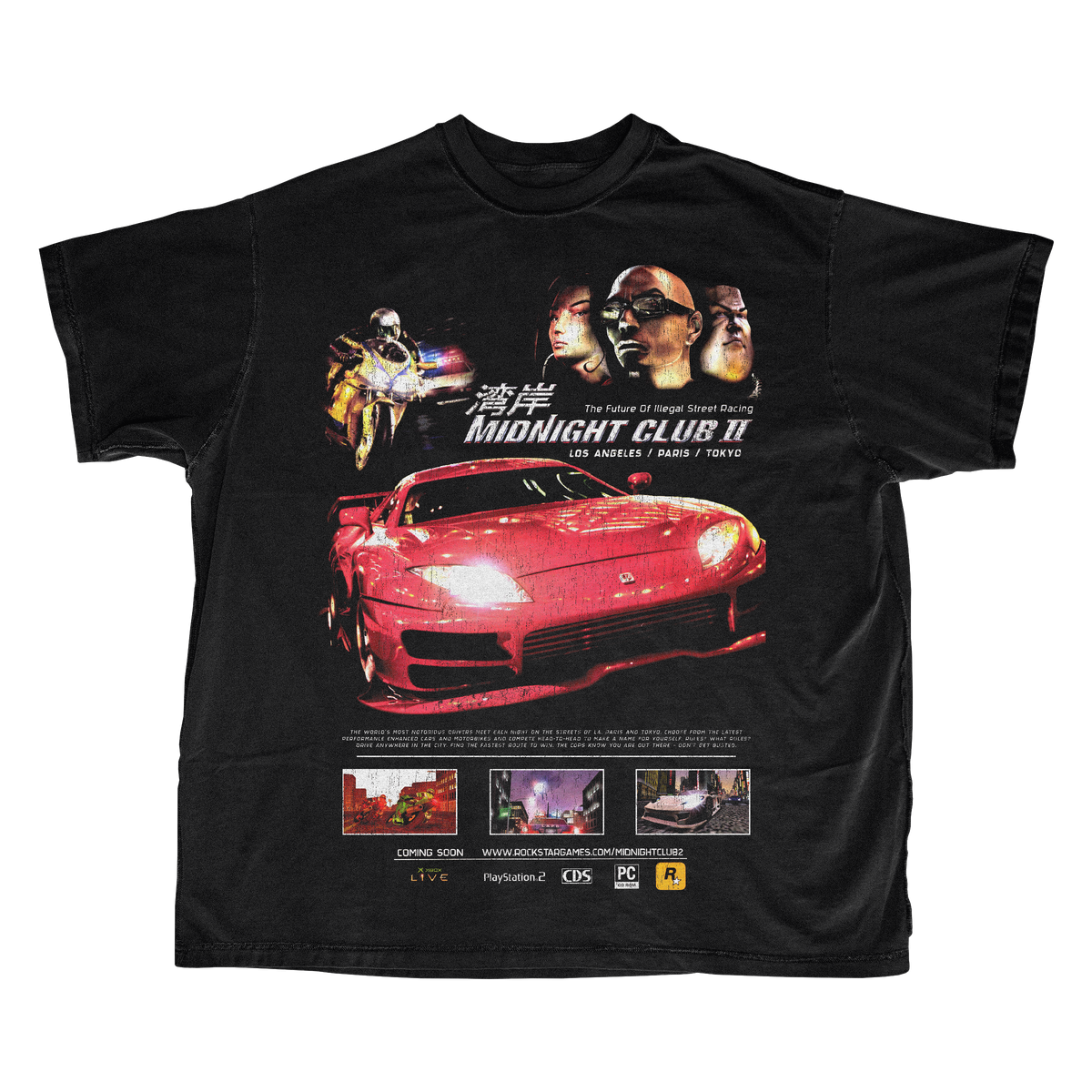 Retro Gaming Aesthetic - Midnight Club II Retro Racing Game
