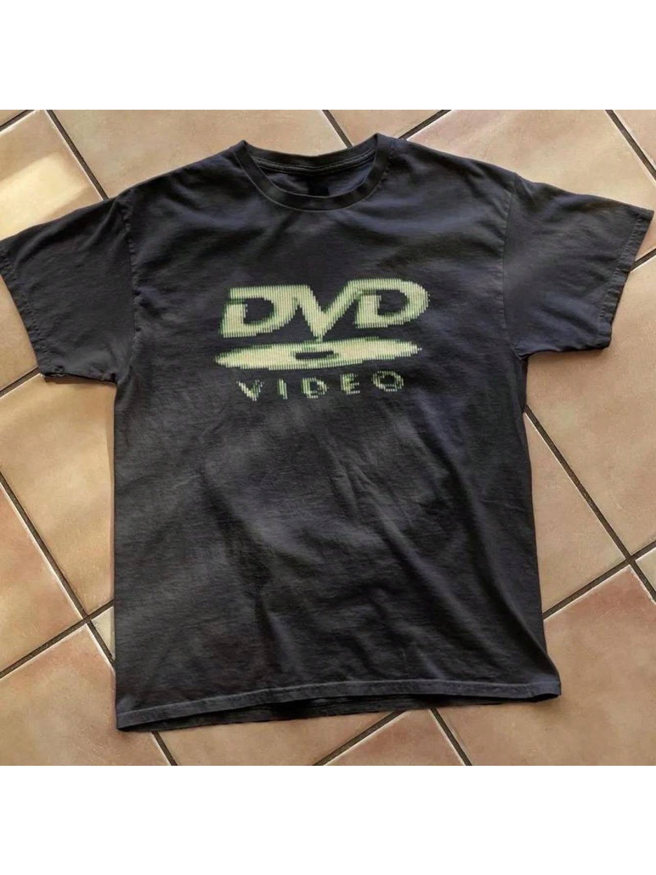 Retro Gaming Aesthetic - DVD Video Nostalgic Green Logo, Vintage