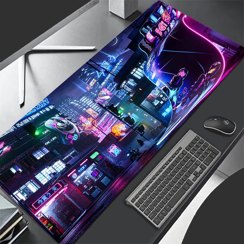 Retro Gaming Tokyo - Purple Retro Neon City HD Custom