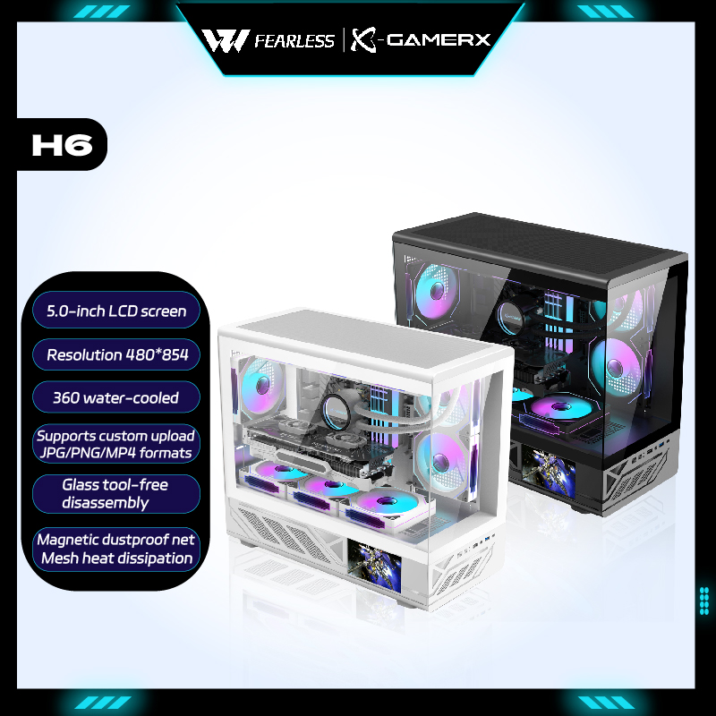Retro Gaming Cabinet - X-GAMERX H6 ESports PC gaming case