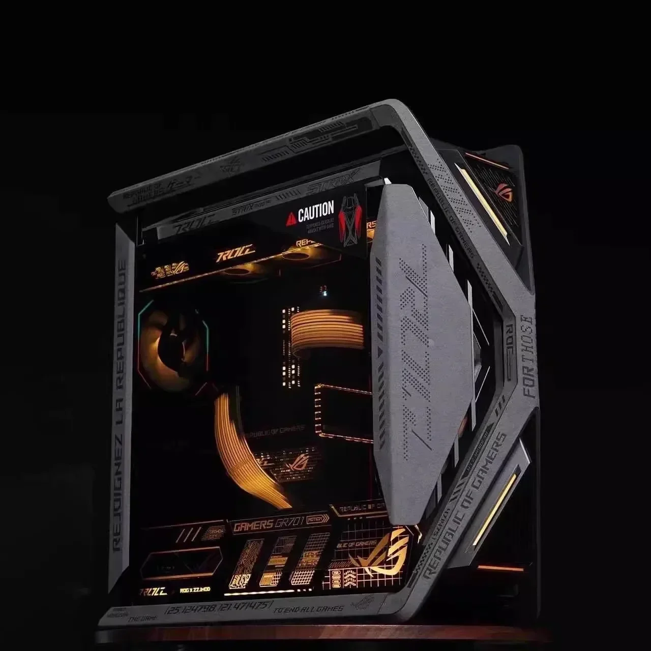Retro Gaming Cabinet - 15pcs DIY Stickers For ASUS HYPERION