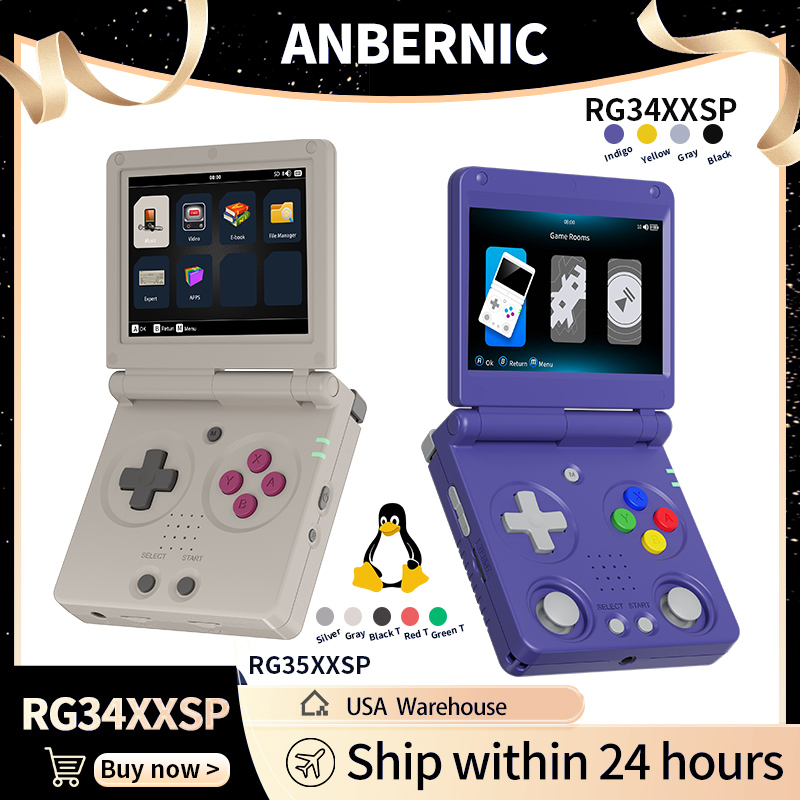 Anbernic RG34XXSP RG35XXSP Fli - Retro Gaming Device recensione e prezzo