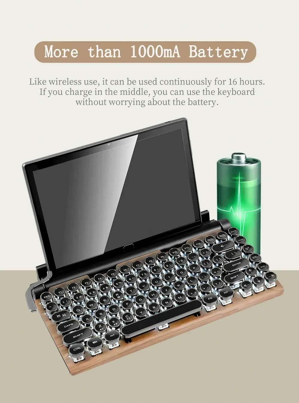 Gaming Wireless Retro Typewrit - Retro Gaming Kc recensione e prezzo