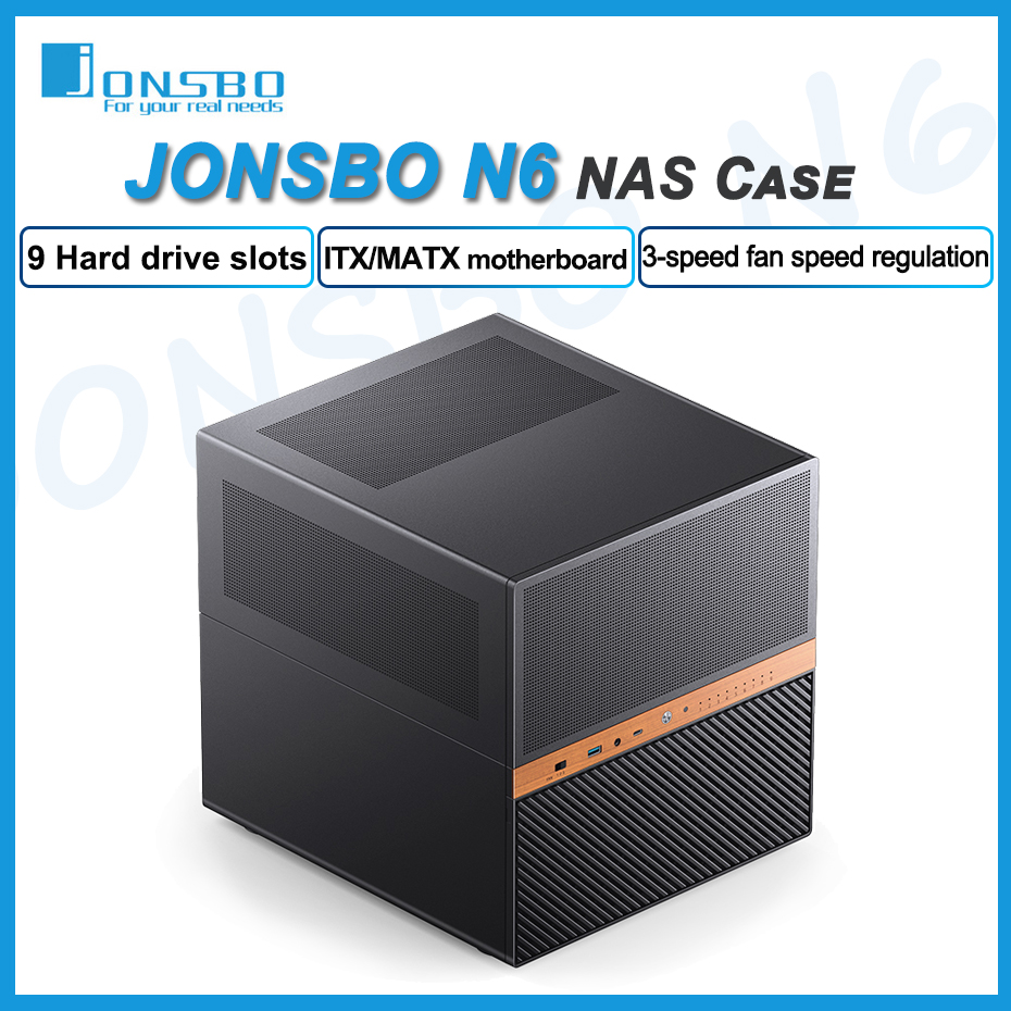 JONSBO N6 NAS Case 9 Hard Disk - Retro Gaming Cabinet recensione e prezzo