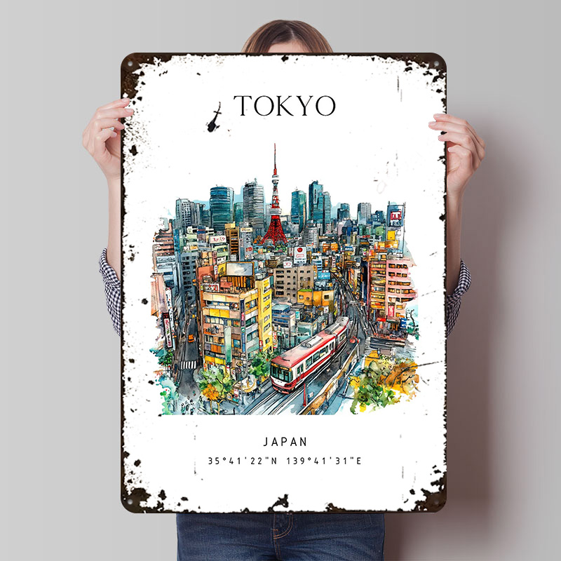 Tokyo Japan Travel Printed Pos - Retro Gaming Tokyo recensione e prezzo