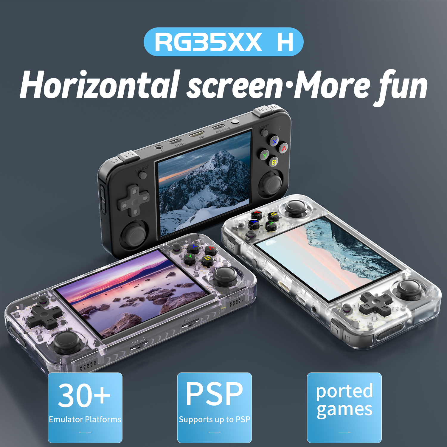 ANBERNIC RG35XX H Horizontal R - Retro Gaming Qss recensione e prezzo