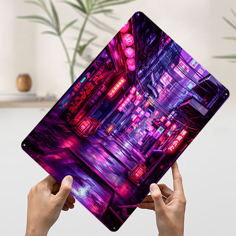 Tokyo Nights Cyberpunk Poster  - Retro Gaming Tokyo recensione e prezzo