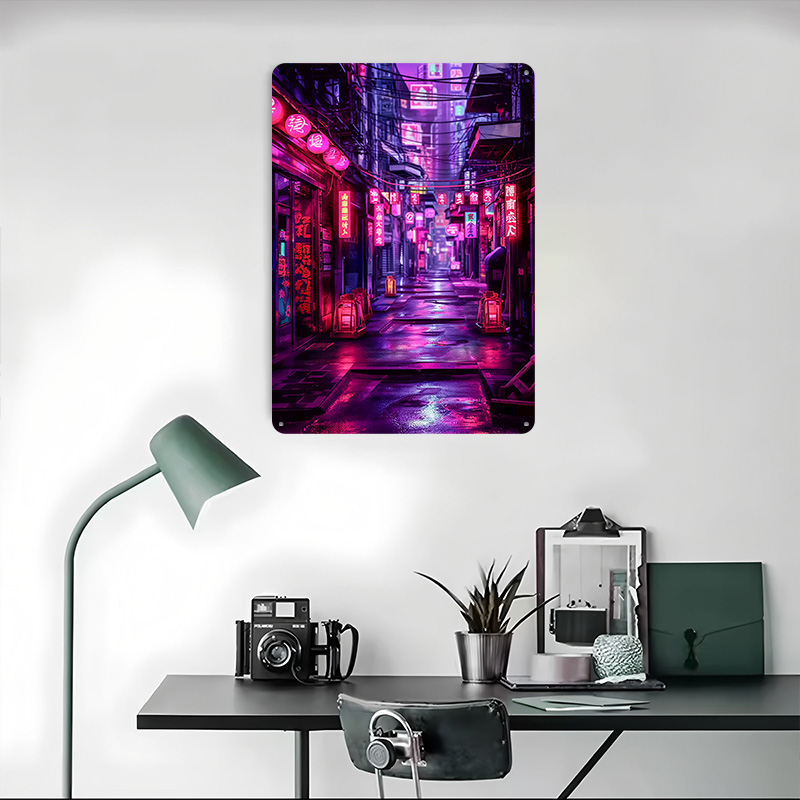 Tokyo Nights Cyberpunk Poster  - Retro Gaming Tokyo recensione e prezzo
