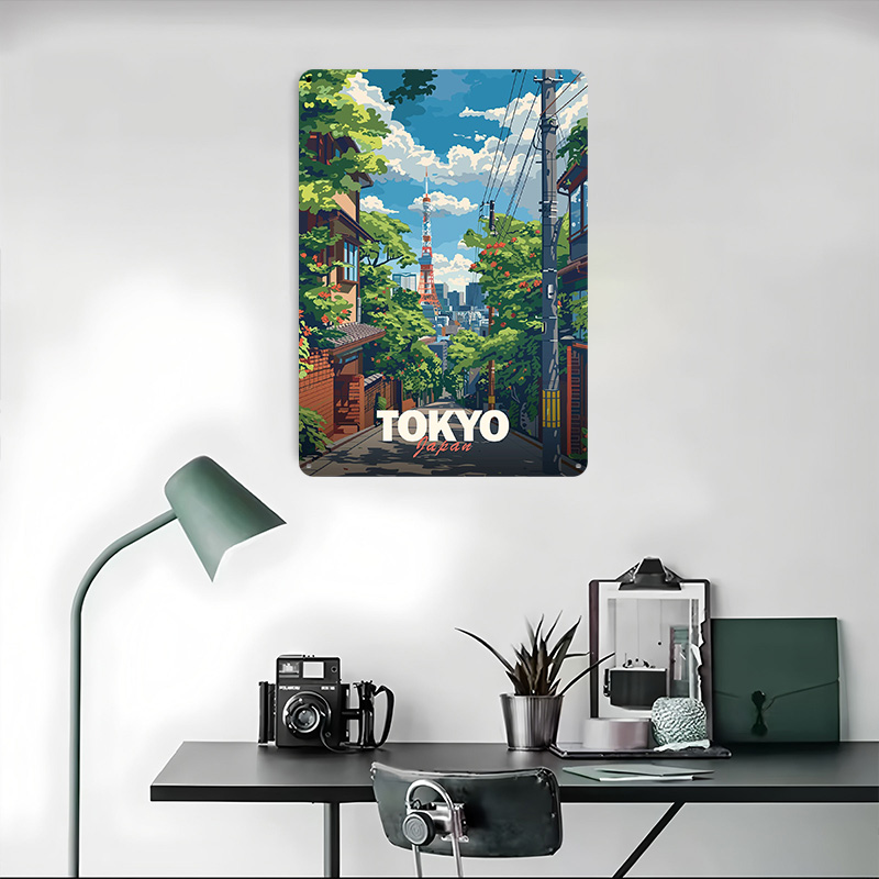 Tokyo Skyline Poster Wall Art  - Retro Gaming Tokyo recensione e prezzo