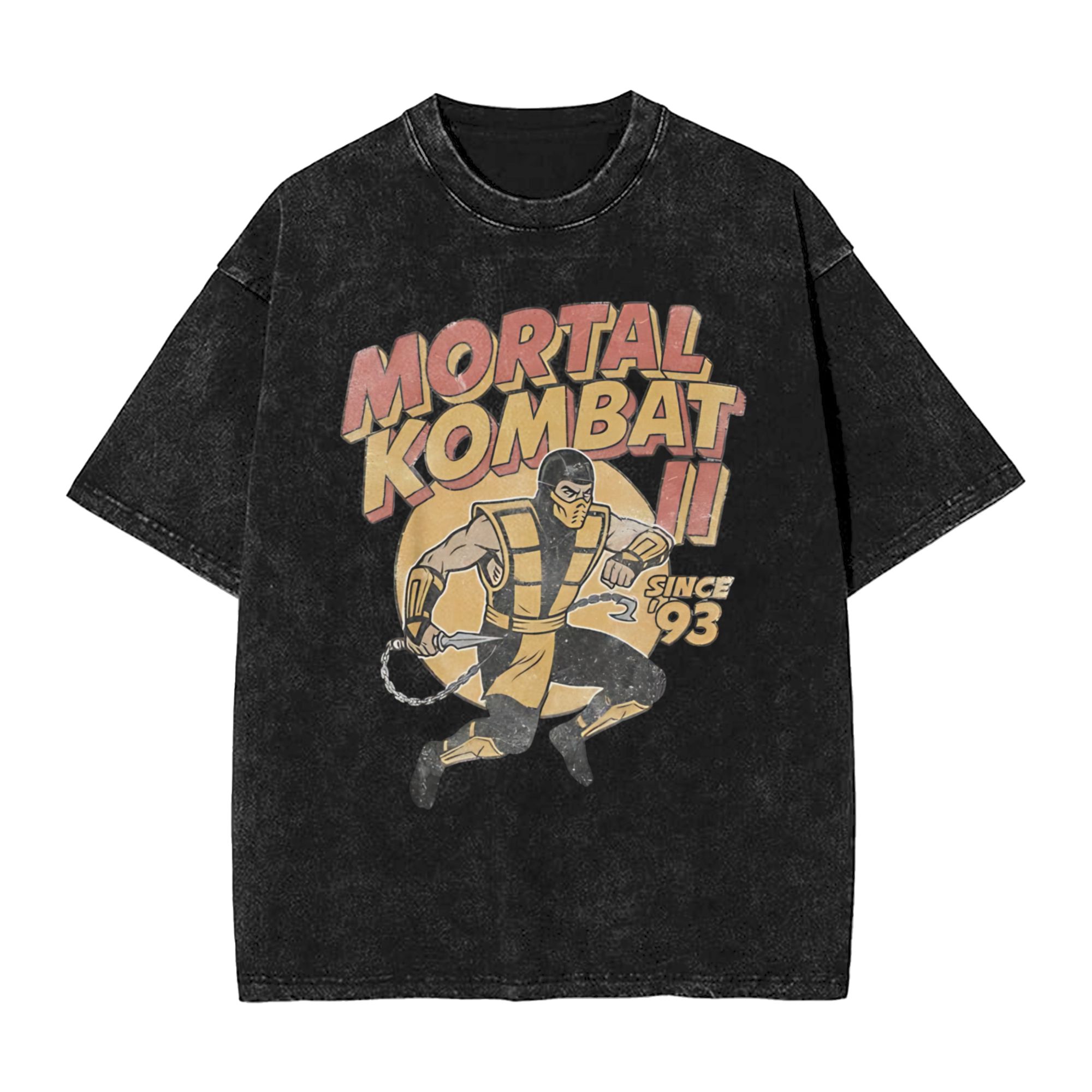 Washed T Shirt Mortal Kombat I - Retro Gaming Icons recensione e prezzo