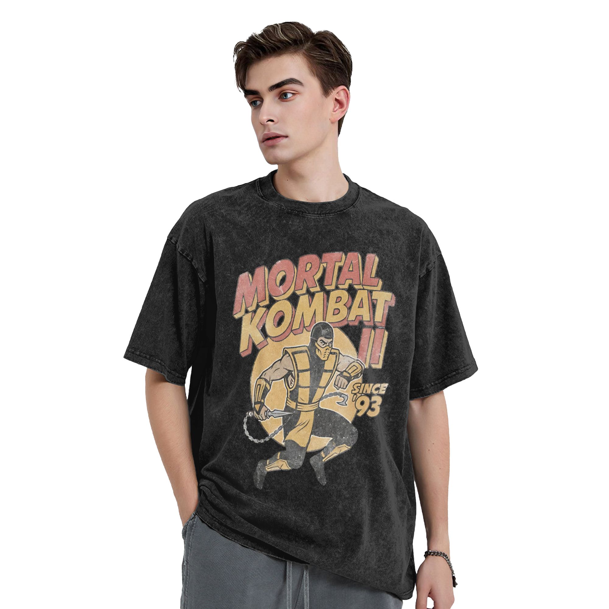 Washed T Shirt Mortal Kombat I - Retro Gaming Icons recensione e prezzo