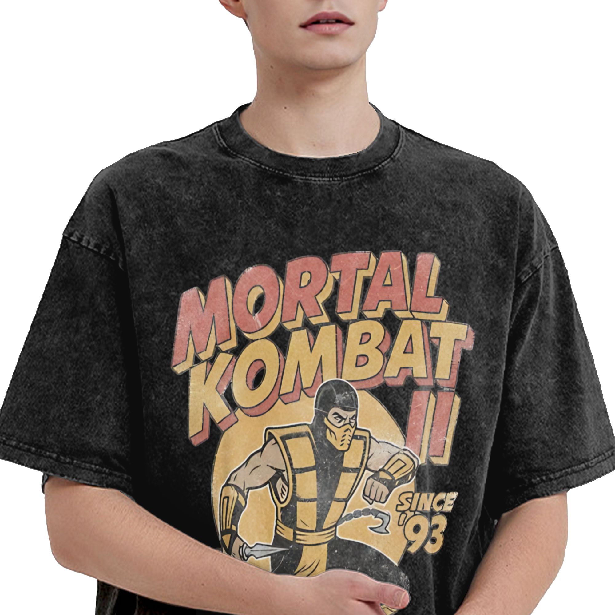 Washed T Shirt Mortal Kombat I - Retro Gaming Icons recensione e prezzo