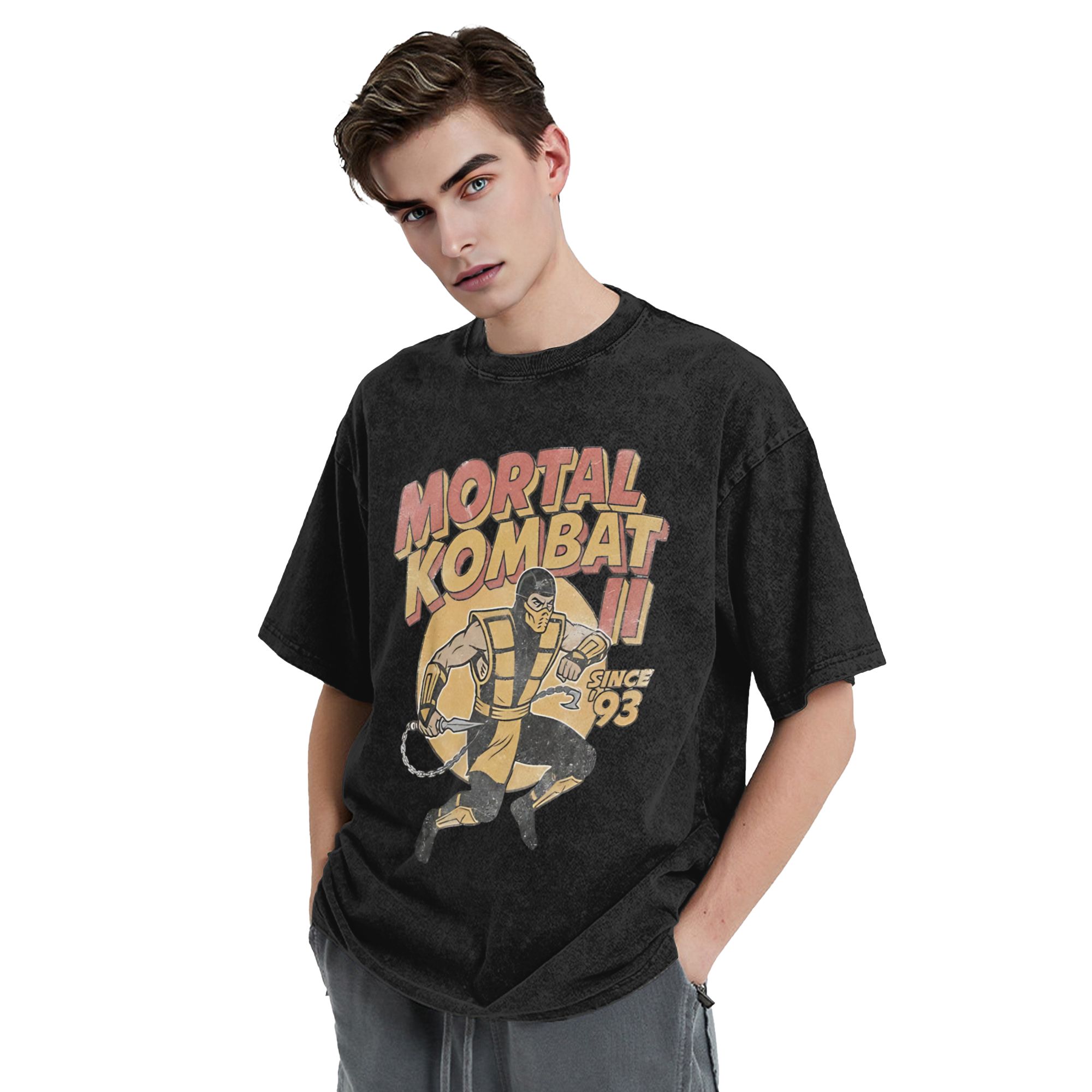 Washed T Shirt Mortal Kombat I - Retro Gaming Icons recensione e prezzo