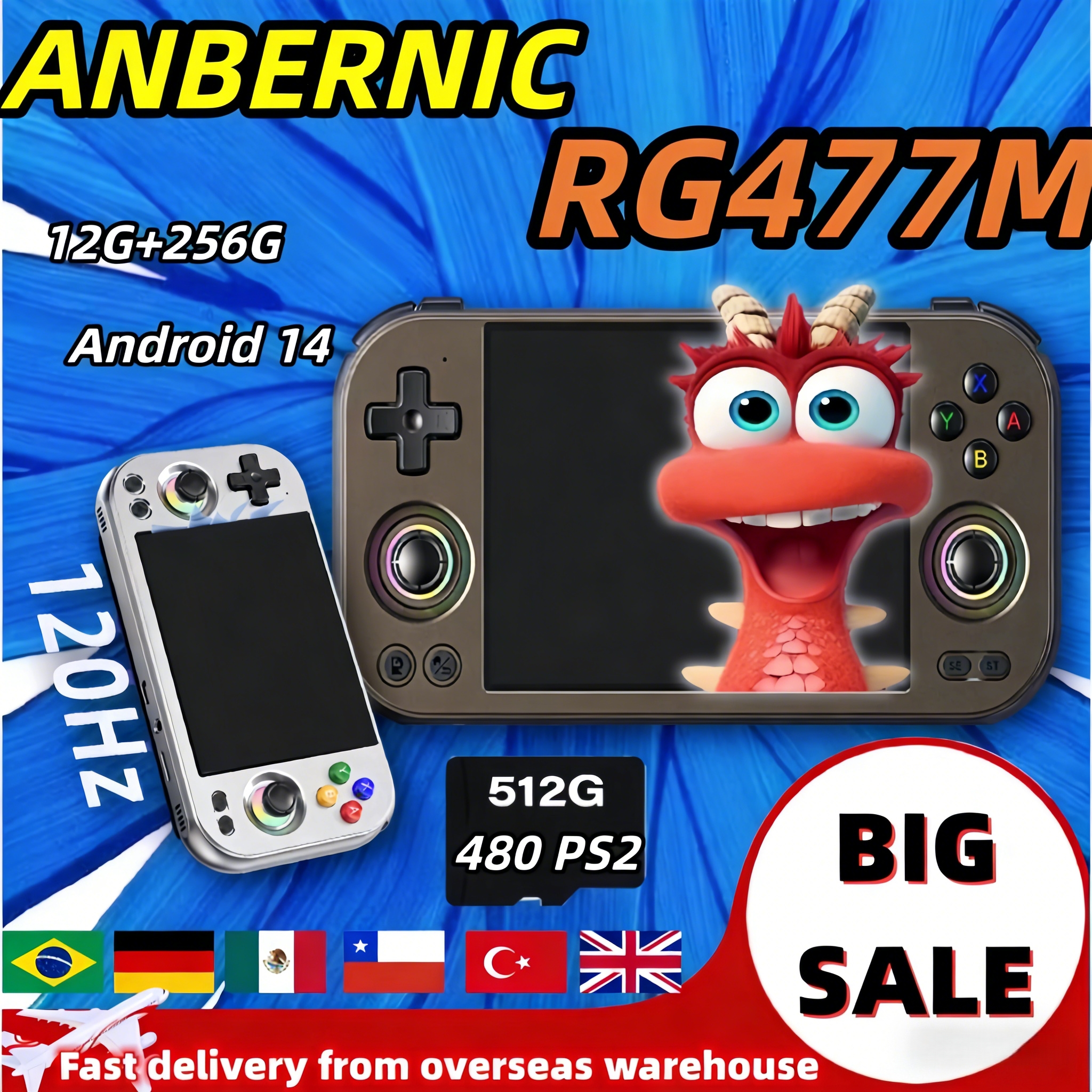 ANBERNIC RG 477M Retro Video G - Retro Gaming Qss recensione e prezzo