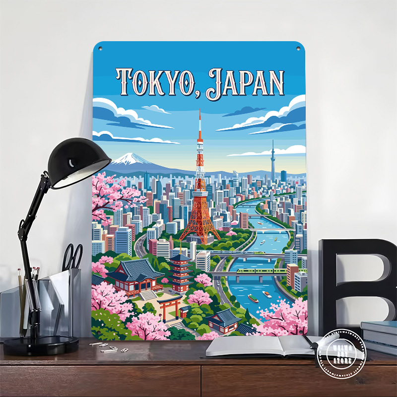 Tokyo Cityscape With Cherry Bl - Retro Gaming Tokyo recensione e prezzo