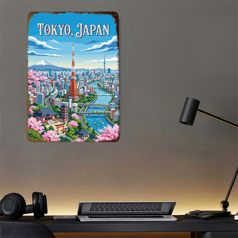 Tokyo Cityscape With Cherry Bl - Retro Gaming Tokyo recensione e prezzo
