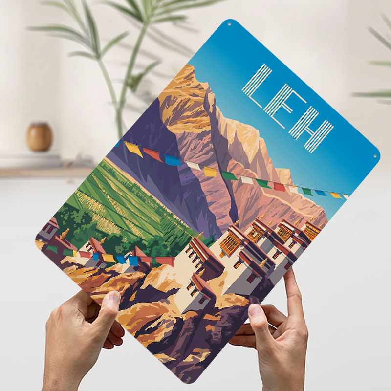 Leh India Travel Printed Poste - Retro Gaming India recensione e prezzo