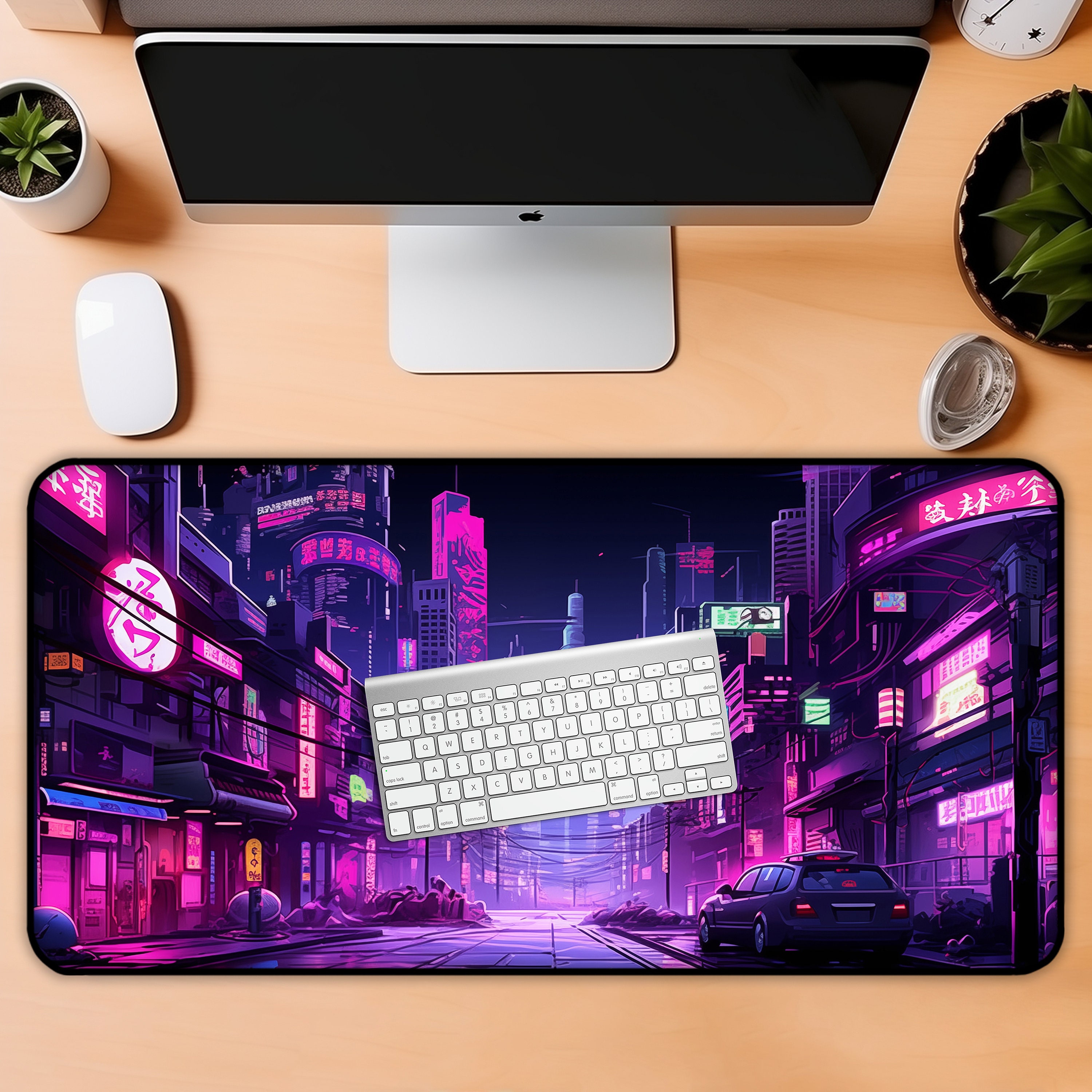 Neon Tokyo Desk Mats, Retro St - Retro Gaming Tokyo recensione e prezzo