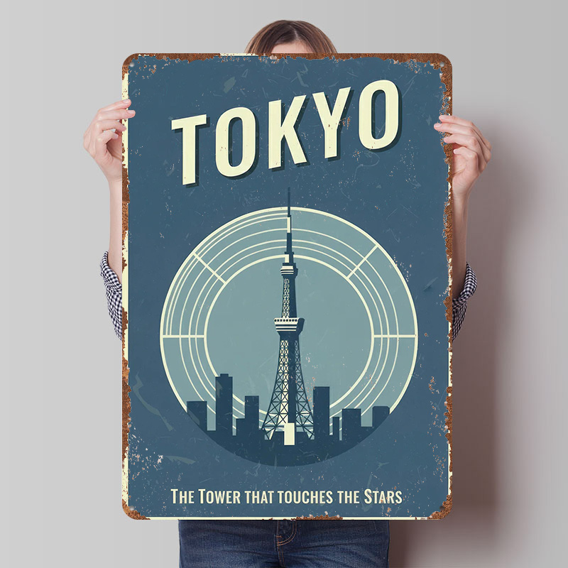 Tokyo Tower Vintage Travel Pri - Retro Gaming Tokyo recensione e prezzo