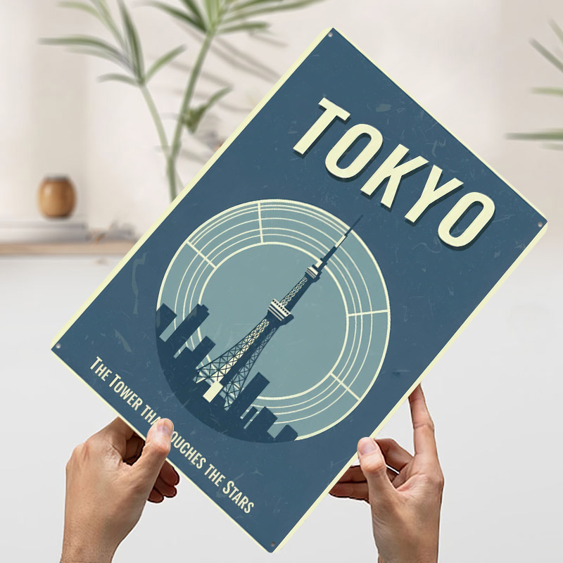 Tokyo Tower Vintage Travel Pri - Retro Gaming Tokyo recensione e prezzo