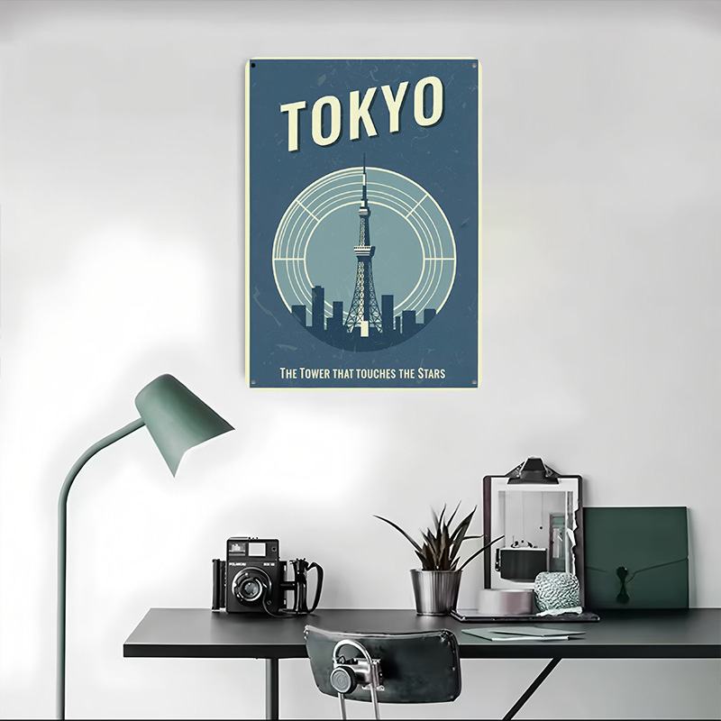 Tokyo Tower Vintage Travel Pri - Retro Gaming Tokyo recensione e prezzo