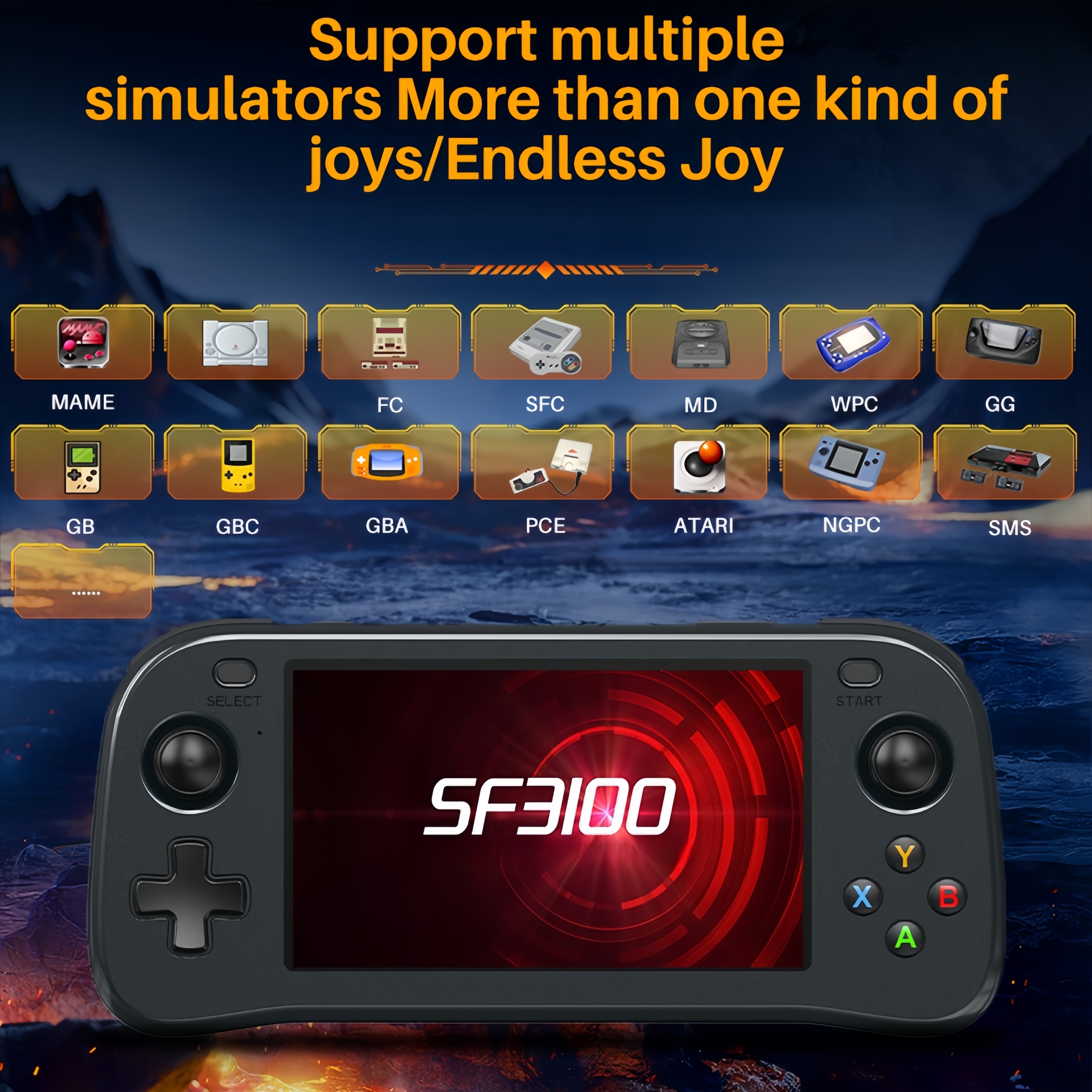 SF3100 Portable Handheld Game  - Retro Gaming Device recensione e prezzo