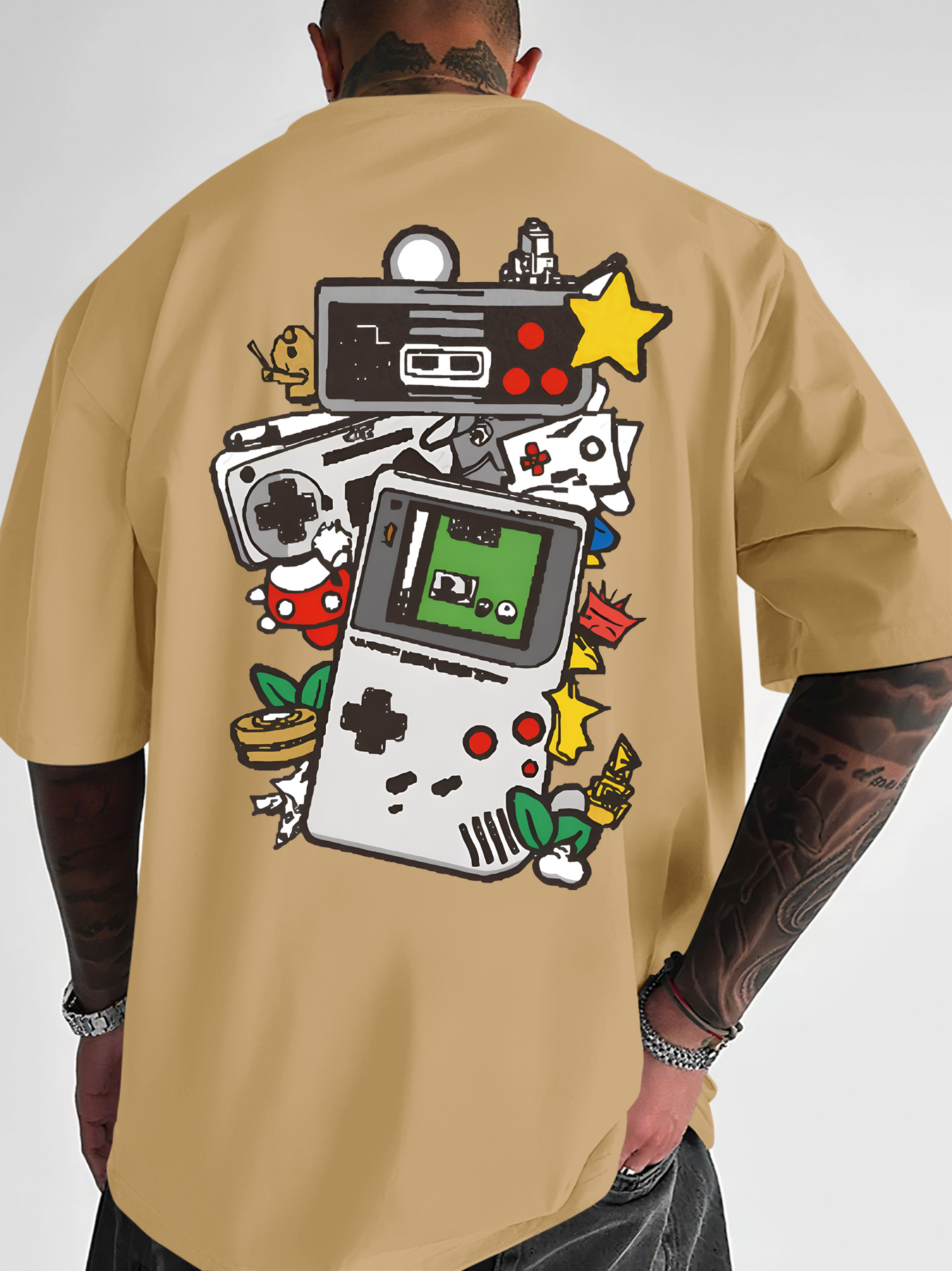 Men's Retro Gaming T-Shirt Gam - Retro Gaming Icons recensione e prezzo
