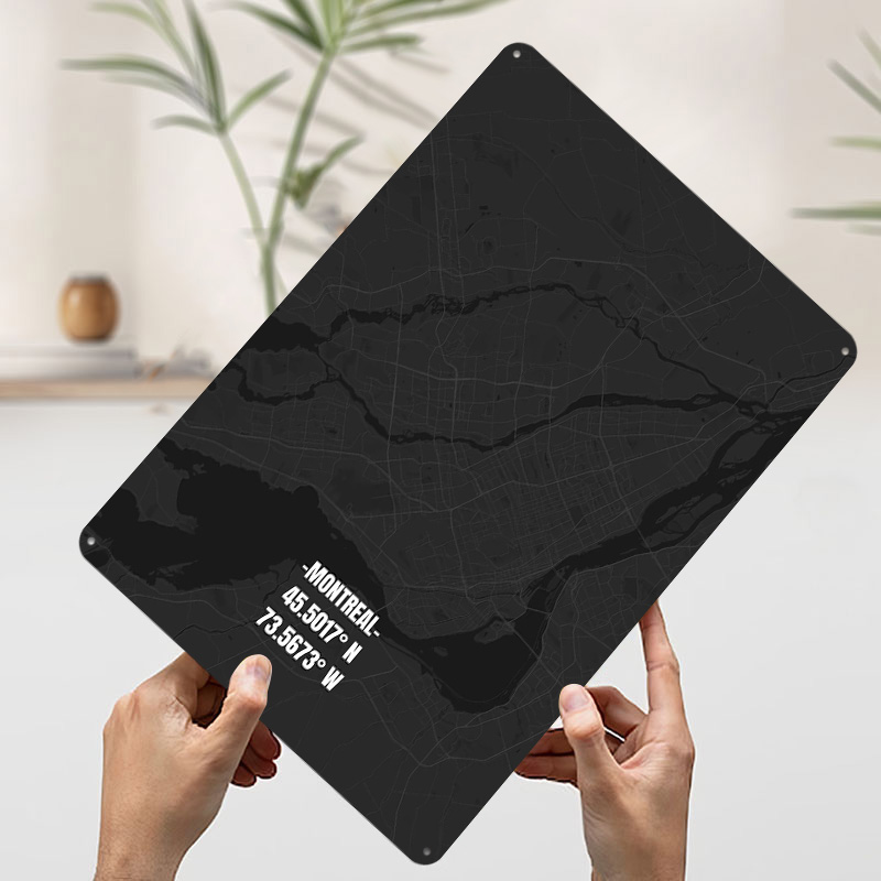 Montreal Map Metal Poster Cust - Retro Gaming Montreal recensione e prezzo
