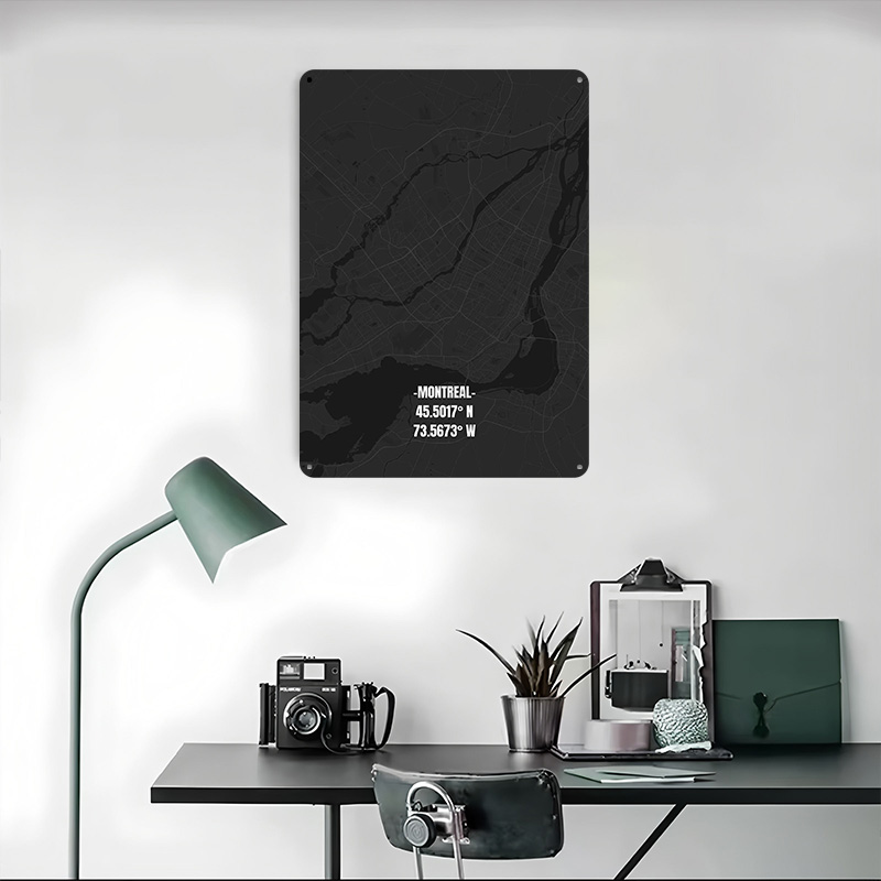 Montreal Map Metal Poster Cust - Retro Gaming Montreal recensione e prezzo
