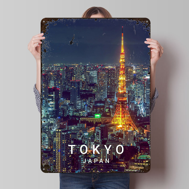 Tokyo By Night Poster Wall Art - Retro Gaming Tokyo recensione e prezzo