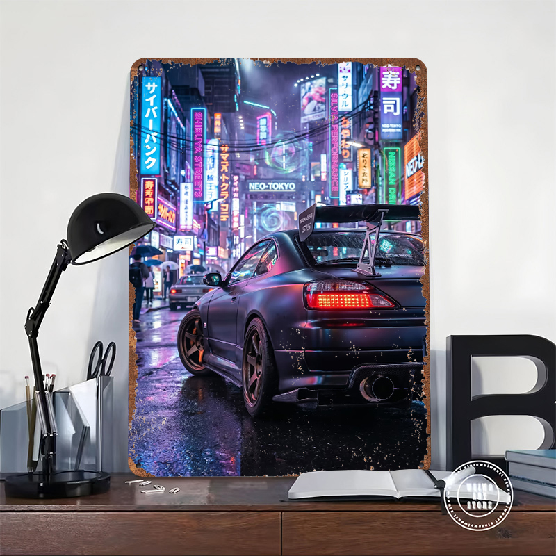 Cyberpunk Silvia S15 Car in Ne - Retro Gaming Tokyo recensione e prezzo