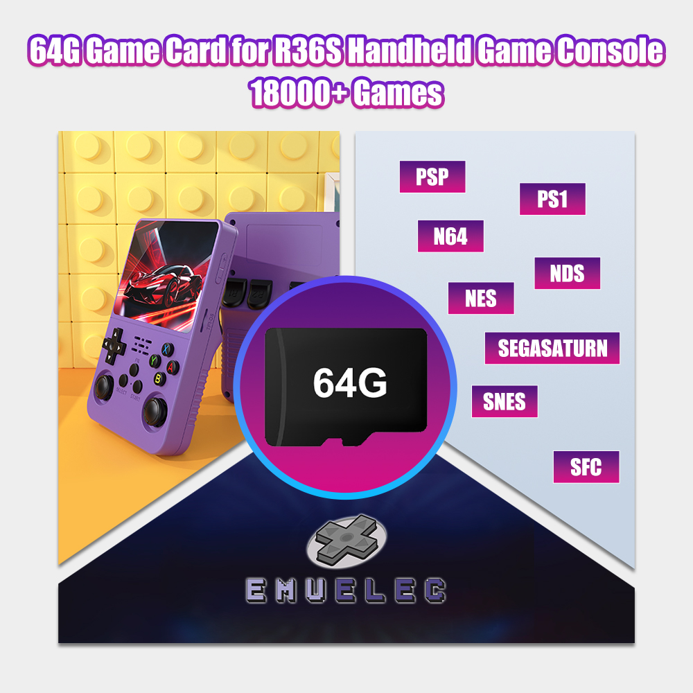 64G Game TF Card for R36S Vide - Retro Gaming Qss recensione e prezzo