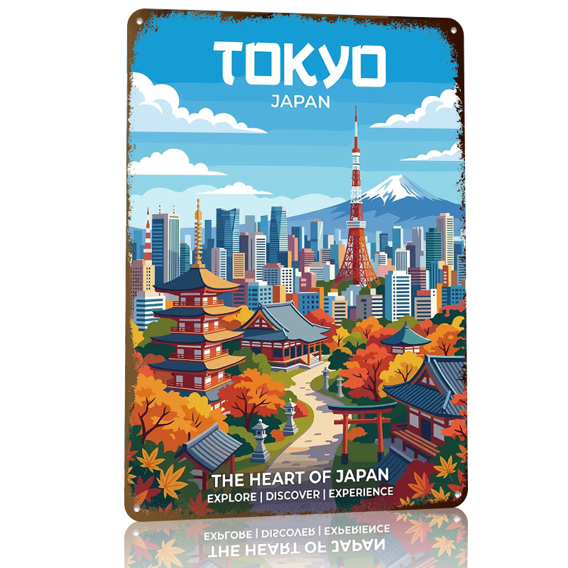 Tokyo Cityscape With Mount Fuj - Retro Gaming Tokyo recensione e prezzo