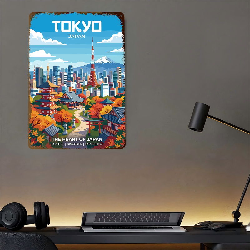 Tokyo Cityscape With Mount Fuj - Retro Gaming Tokyo recensione e prezzo