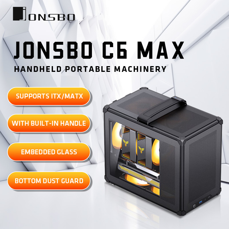 JONSBO C6 MAX Mesh Handle MATX - Retro Gaming Cabinet recensione e prezzo