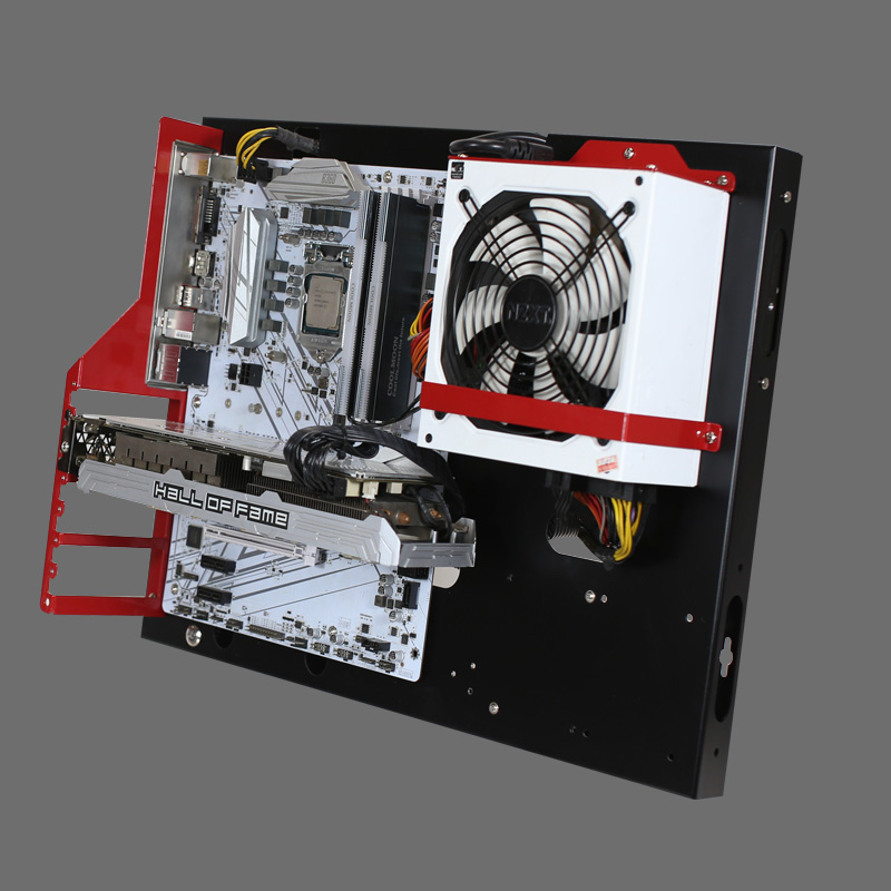 Wall mounted PC chassis Open h - Retro Gaming Cabinet recensione e prezzo