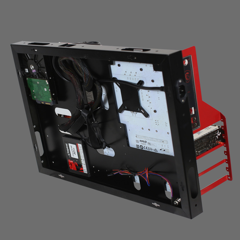 Wall mounted PC chassis Open h - Retro Gaming Cabinet recensione e prezzo