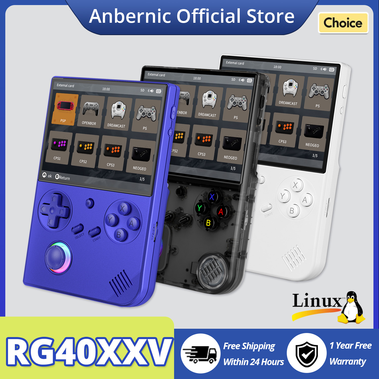 ANBERNIC RG40XX V Handheld Gam - Retro Gaming Qss recensione e prezzo
