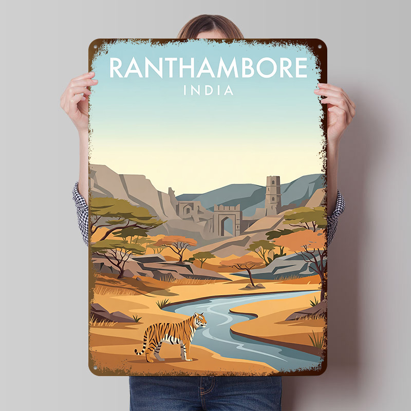 Ranthambore India Poster Custo - Retro Gaming India recensione e prezzo