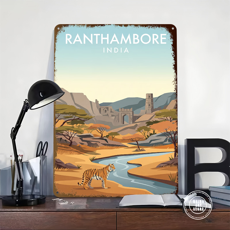 Ranthambore India Poster Custo - Retro Gaming India recensione e prezzo