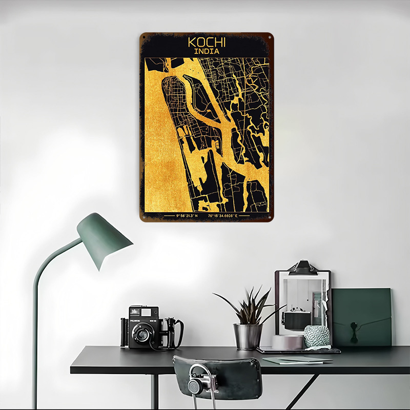 Kochi Kerala India Printed Pos - Retro Gaming India recensione e prezzo